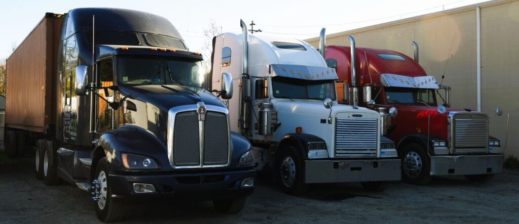 Three Canaan Xpress trucks.